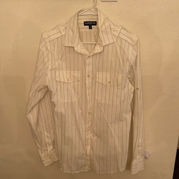 Express fitted button down. - Picture 1 of 3